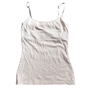 Fitted Pink Camisole with Spaghetti Straps